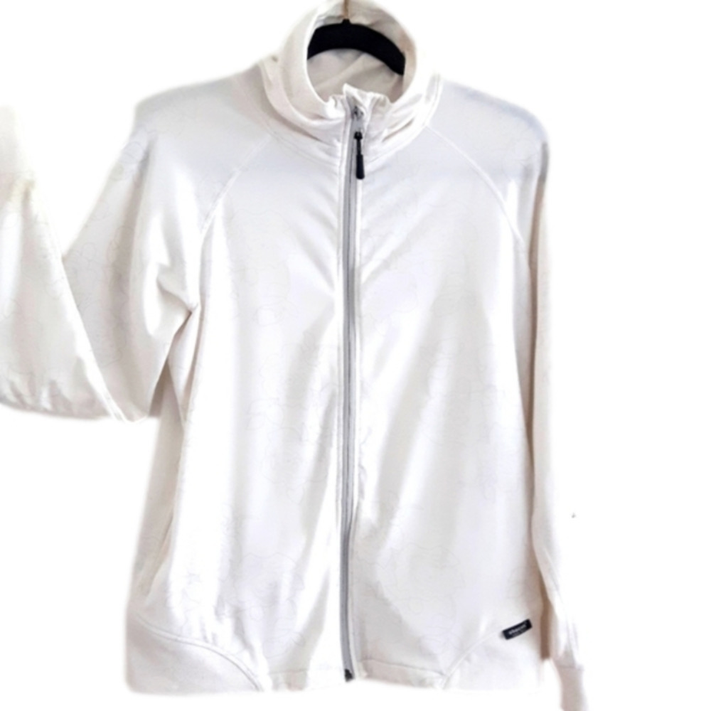 ABACUS Golf, Athletic/ Workout Jacket Top. Like New Size L White